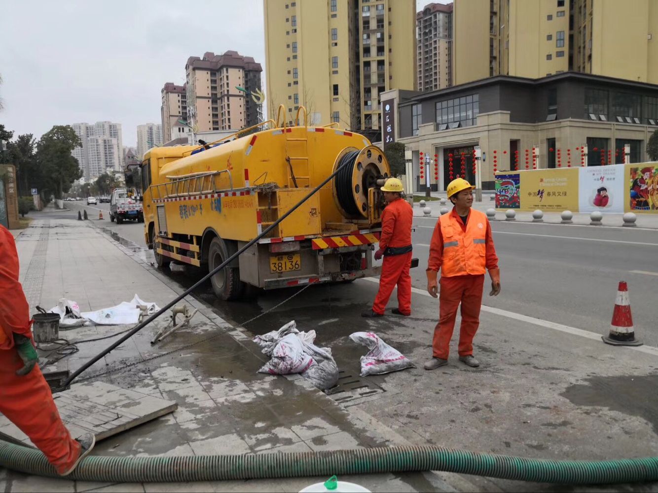 江海排污管道清淤-管道清洗