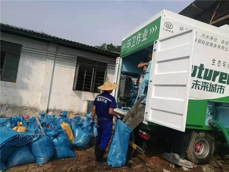 江海工业污泥压干处理